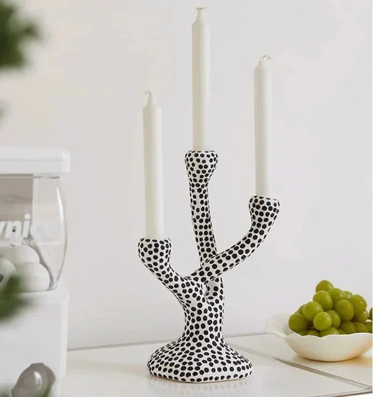 Spotted Candle Holder