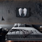 Banksy Angel Wings Canvas Wall Art Decor - Urban Street Art Poster