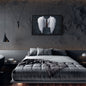 Banksy Angel Wings Canvas Wall Art Decor - Urban Street Art Poster