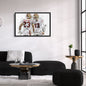 Christian McCaffrey & Brock Purdy Canvas Art – San Francisco 49ers Wall Decor