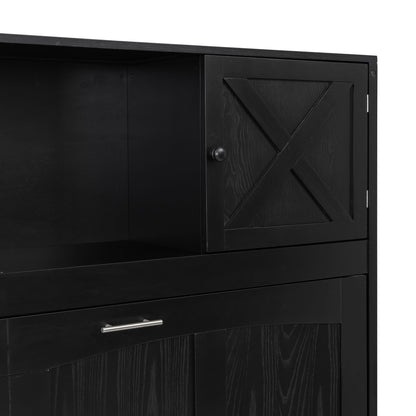 Murphy Bed with Storage Cabinets