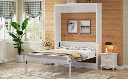 Full Murphy Bed with 2 Drawers