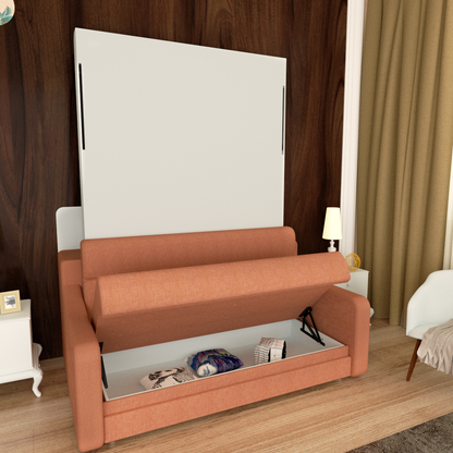 Vertical Murphy Bed with Sofa