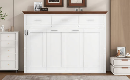 Twin Murphy Bed with 3 Drawers