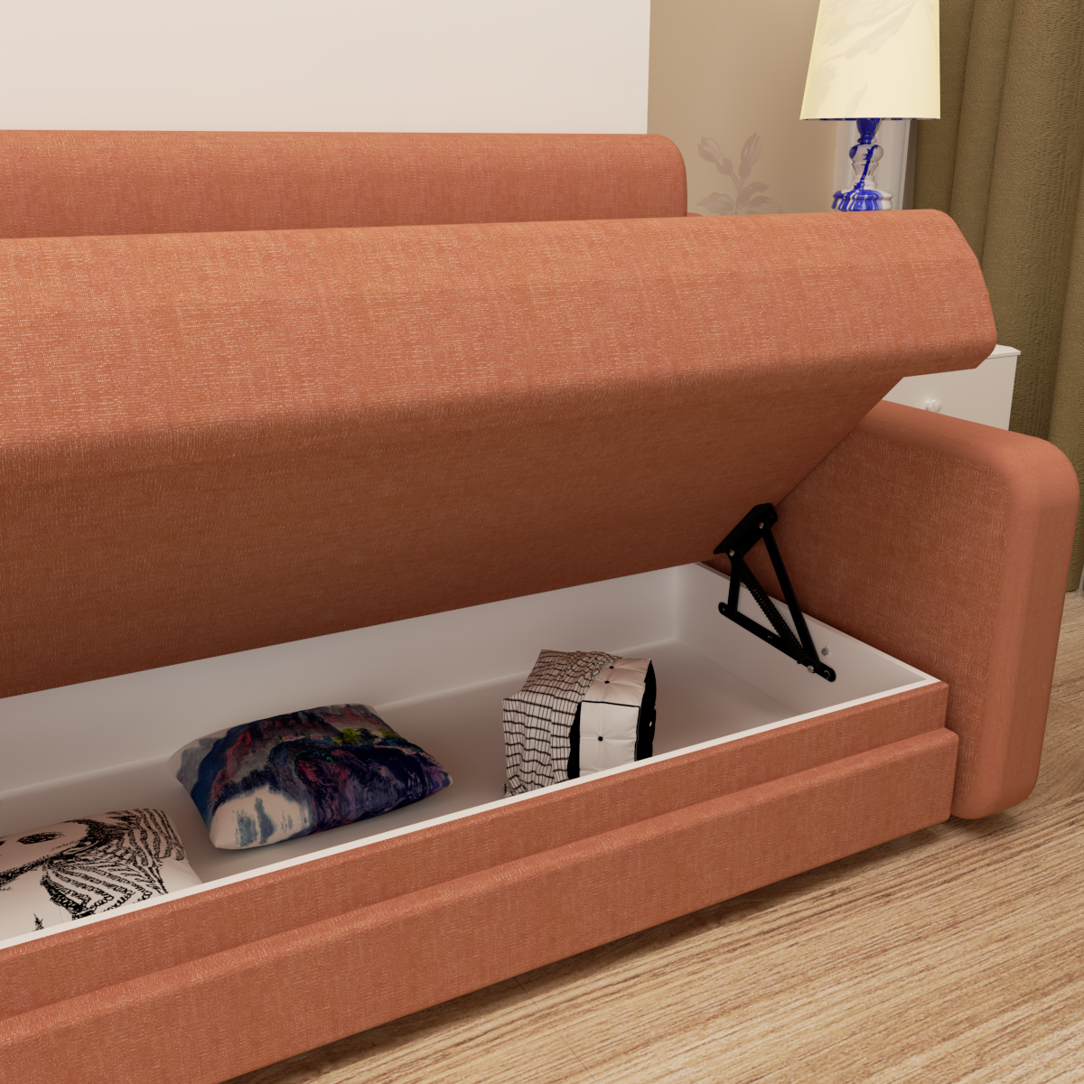 Vertical Murphy Bed with Sofa