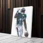 A.J. Brown Canvas Art - Philadelphia Eagles Wall Decor