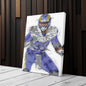 Aaron Donald Canvas Art – Los Angeles Rams Wall Decor