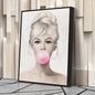 Brigitte Bardot Canvas Print – French Actress Wall Art for Home, Studio, or Salon
