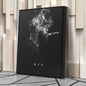 LeBron James Canvas Art – Cigar Lakers Wall Decor