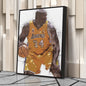 Shaquille O'Neal Canvas Art – Los Angeles Lakers Wall Decor