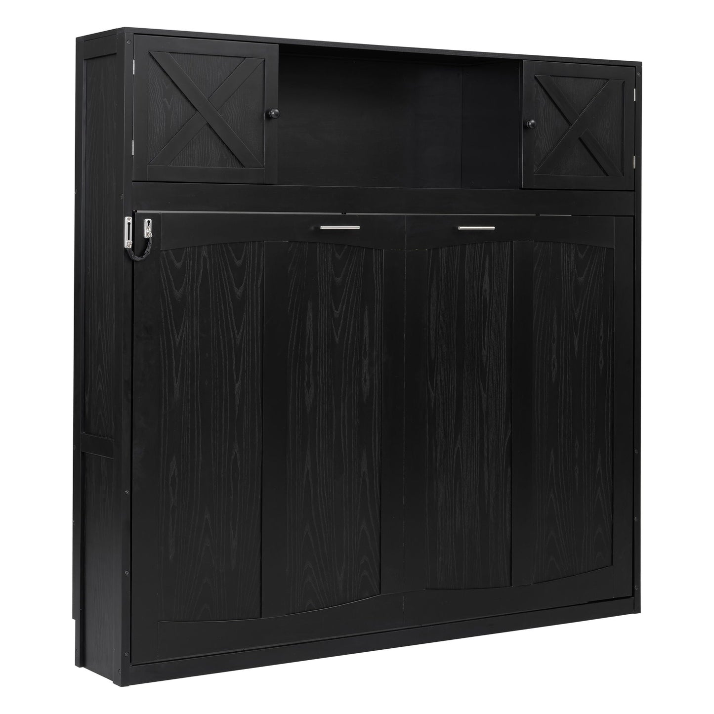 Murphy Bed with Storage Cabinets