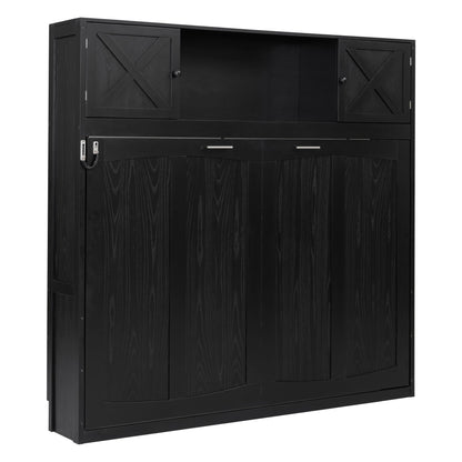 Murphy Bed with Storage Cabinets
