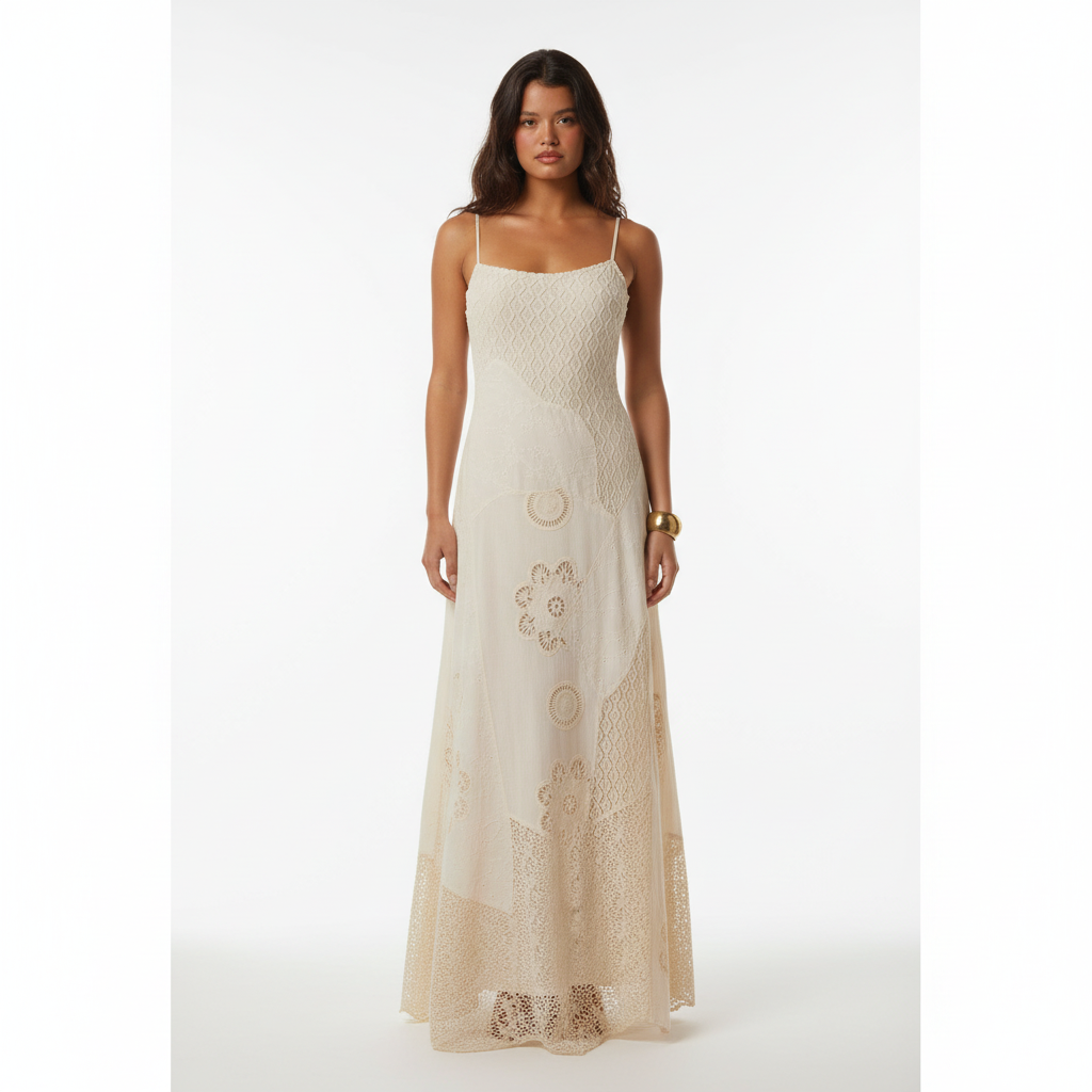 Flowy Cotton Maxi Dress | Spaghetti Strap | Day to Night