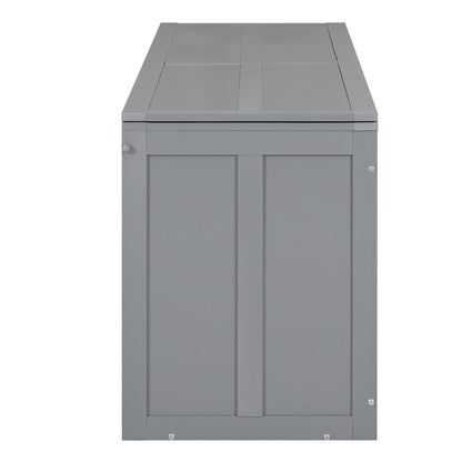 Queen Murphy Bed with Rotating Desk - Gray