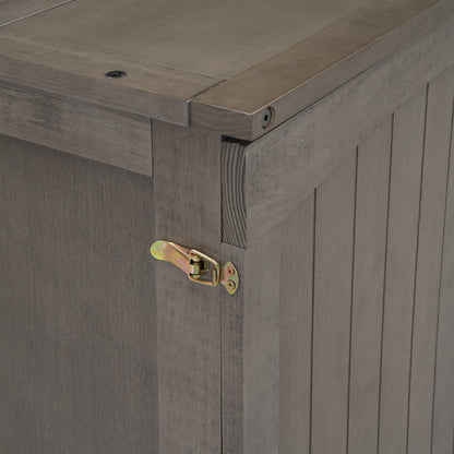 Queen Murphy Bed with Charging Station - Antique Grey