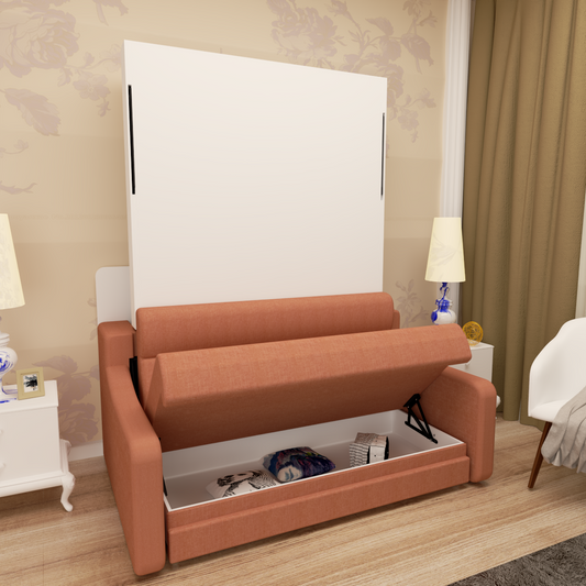 Vertical Murphy Bed with Sofa