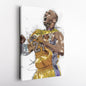 Kobe Bryant Canvas Art – Lakers Basketball Wall Decor