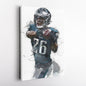 Saquon Barkley Canvas Art - Philadelphia Eagles Wall Decor
