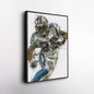 Steve Smith Canvas Art – Carolina Panthers Wall Decor