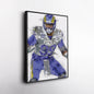 Aaron Donald Canvas Art – Los Angeles Rams Wall Decor