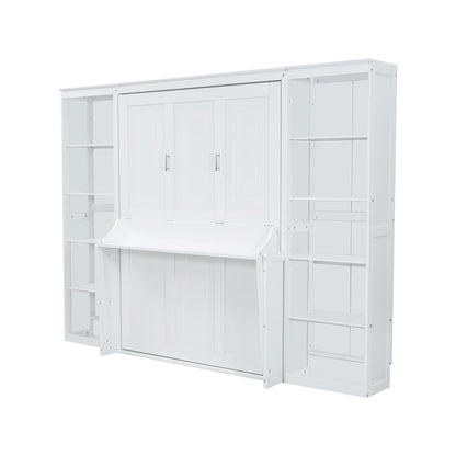 Murphy Bed with Desk & Bookshelf