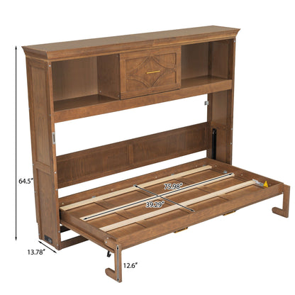 Murphy Bed with Charging Station & Drawer
