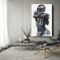Saquon Barkley Canvas Art - Philadelphia Eagles Wall Decor