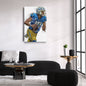 Justin Herbert Canvas Art – Los Angeles Chargers Wall Decor