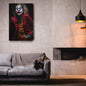 Joker Smoking Canvas – Dark Villain Wall Art Gift for Movie & Comic Fans