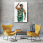 Jayson Tatum Canvas Art – Boston Celtics Superstar Wall Decor