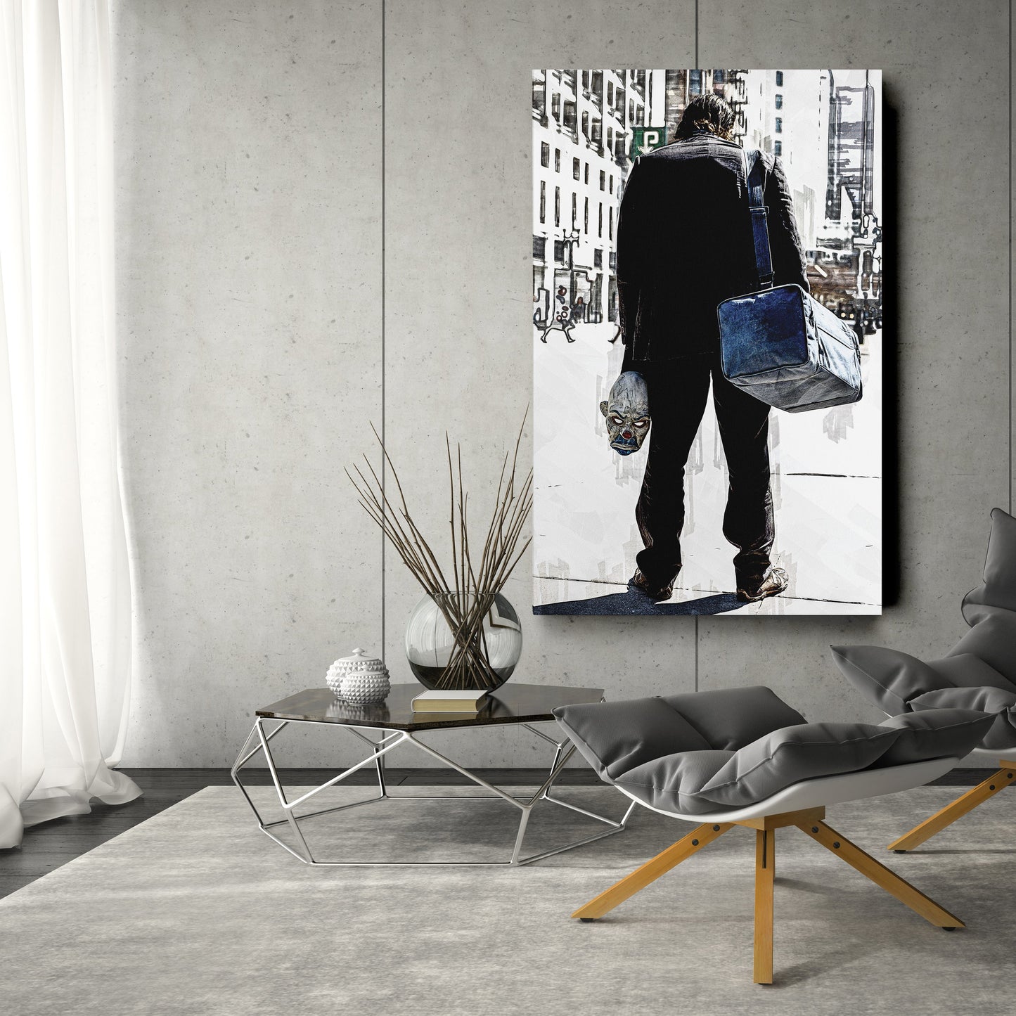 The Joker Canvas Art – Heath Ledger Dark Knight Decor
