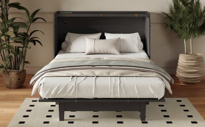 Farmhouse Solid Pine Murphy Cabinet Bed