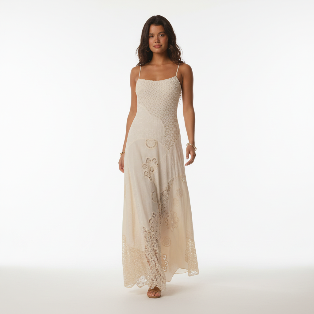 Flowy Cotton Maxi Dress | Spaghetti Strap | Day to Night