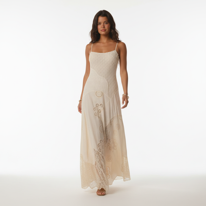 Flowy Cotton Maxi Dress | Spaghetti Strap | Day to Night