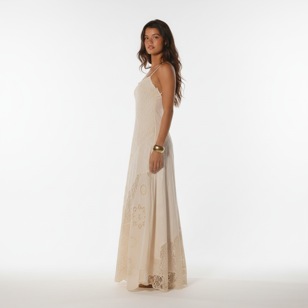 Flowy Cotton Maxi Dress | Spaghetti Strap | Day to Night