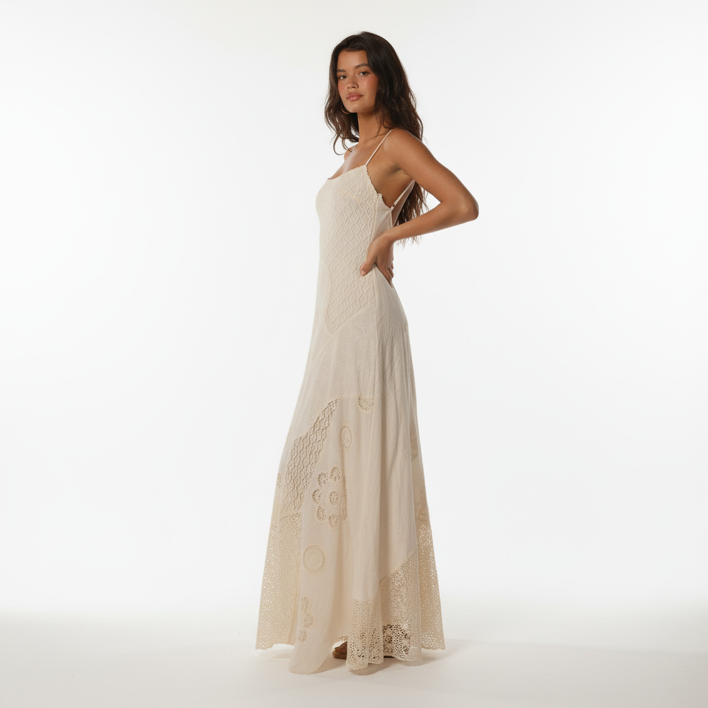 Flowy Cotton Maxi Dress | Spaghetti Strap | Day to Night