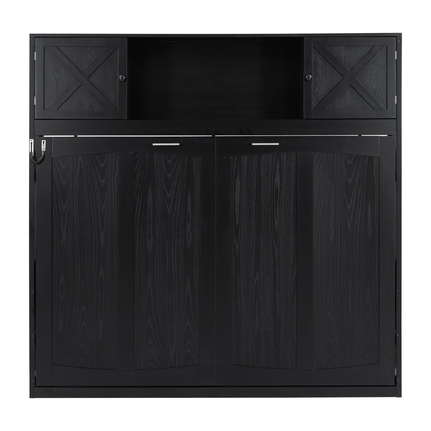 Murphy Bed with Storage Cabinets
