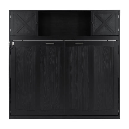 Murphy Bed with Storage Cabinets