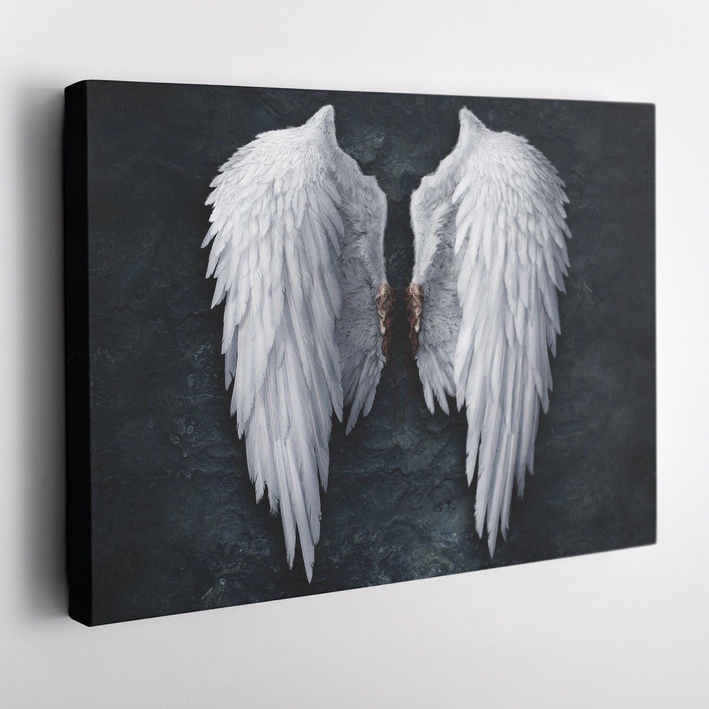 Banksy Angel Wings Canvas Wall Art Decor - Urban Street Art Poster