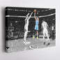 Tyler Herro Canvas Art – Clutch Shot Basketball Decor