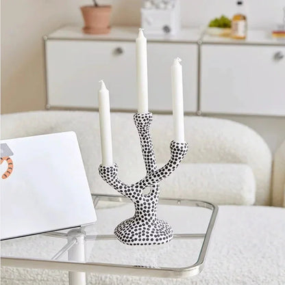 Spotted Candle Holder