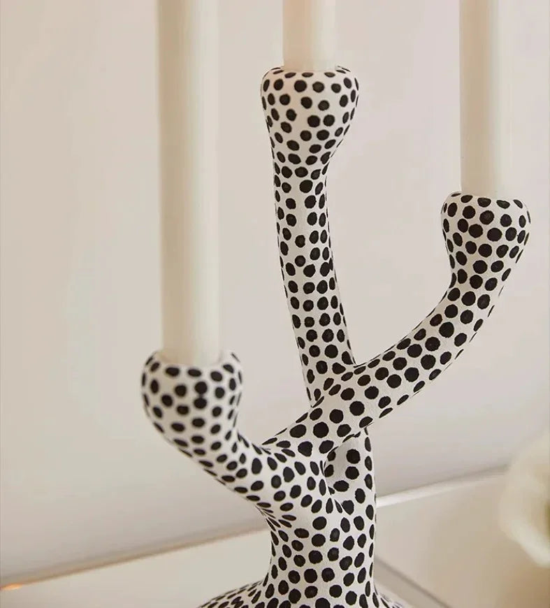 Spotted Candle Holder