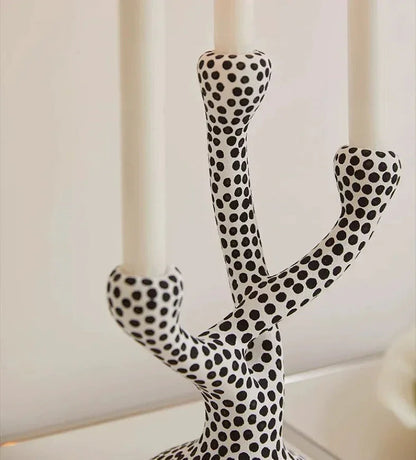 Spotted Candle Holder