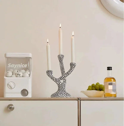 Spotted Candle Holder