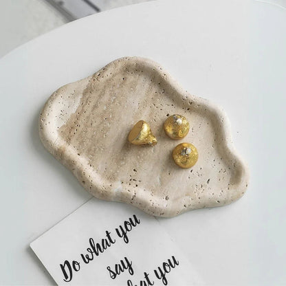Larkin Travertine Jewellery Tray