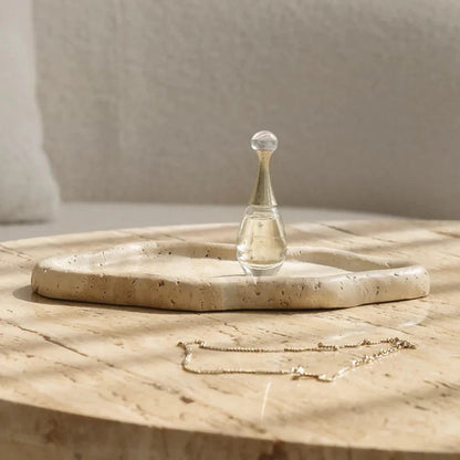 Larkin Travertine Jewellery Tray