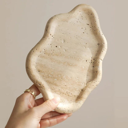 Larkin Travertine Jewellery Tray