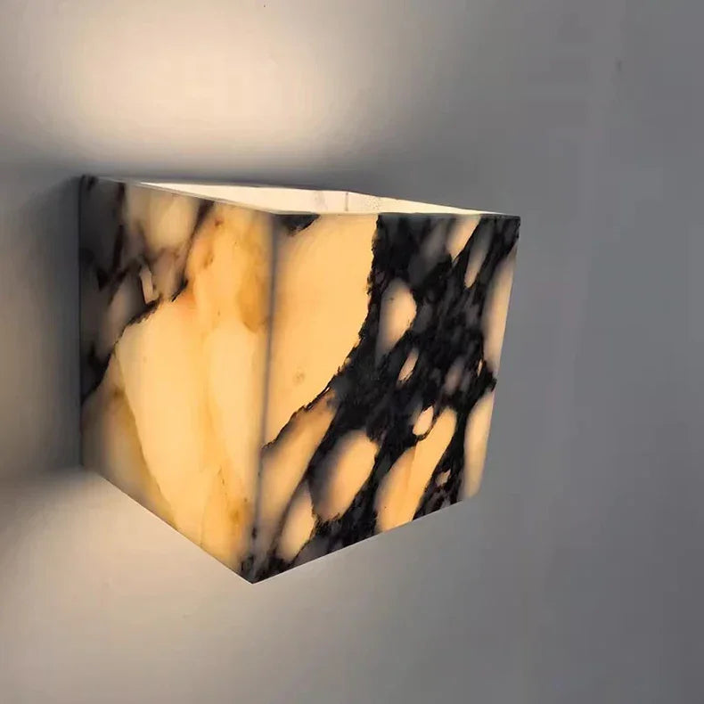Xavis Up & Down Marble Wall Lamp