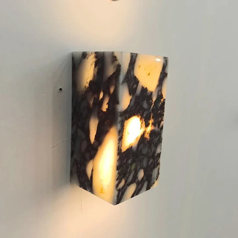 Xavis Up & Down Marble Wall Lamp