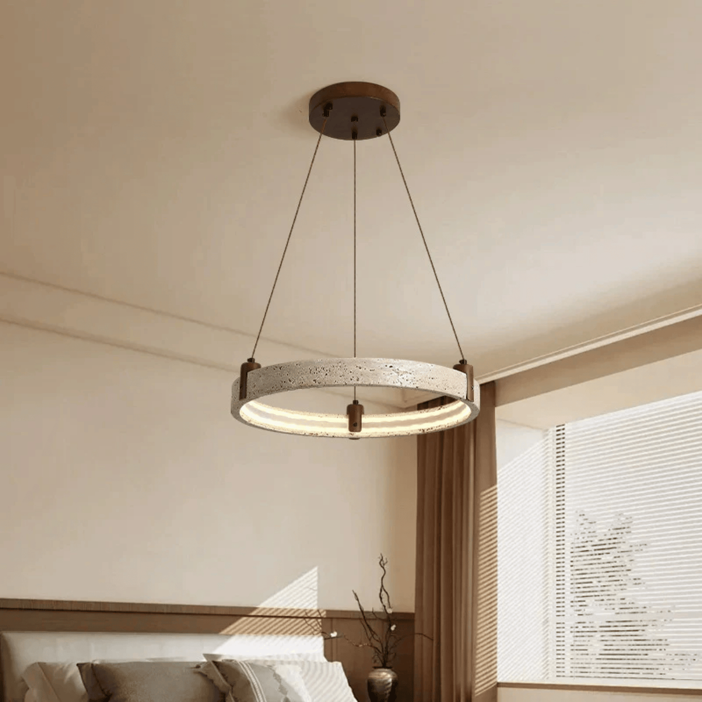 Burleigh Travertine Pendant Light